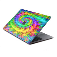 Skins Wrap for MacBook Pro 15 inch Retina Touch Trippy Color Swirl