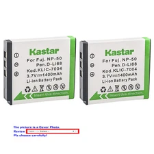 Kastar Replacement Battery for Fujifilm NP-50 NP-50A Fuji FinePix REAL 3D W3