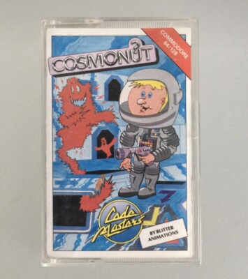 COSMONUT - Commodore 64 / 128 C64 Codemasters Spiel - selten - sehr guter Zustand - getestet 