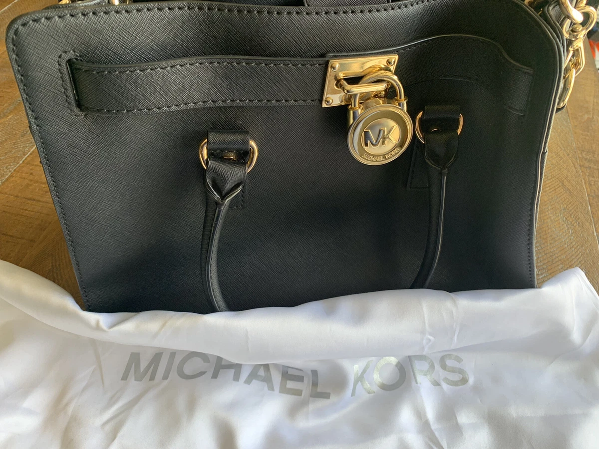 MICHAEL KORS East West MEDIUM Hamilton Leather Satchel