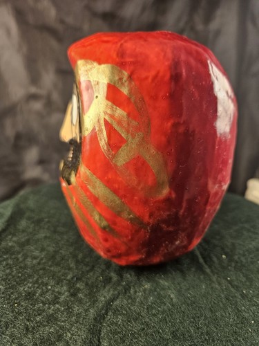 Japanese Daruma Doll Head 5" Fabulous - Picture 4 of 10