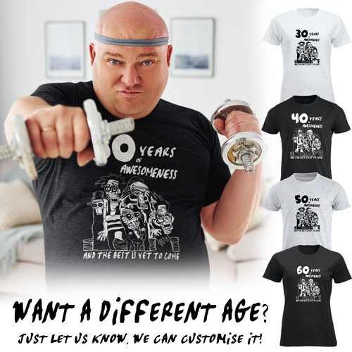50 Years of Awesomeness T-Shirt 50. Geburtstag Geschenke für ihn Geschenk für Frauen T-Shirt - Bild 11 von 18