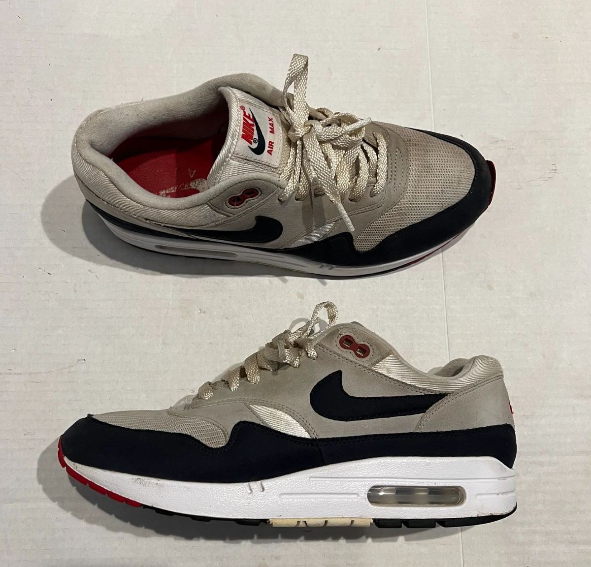 Nike Air Max 1 Anniversary Obsidian 2017 (908375-104) Tinker Hatfield -  Size 9