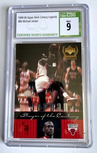 1999 MICHAEL JORDAN #86 CGC 9 Upper Deck Century Legends MINT