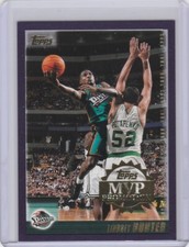 LINDSEY HUNTER 2000-01 TOPPS MVP PROMOTION NO# SSP (100 MADE)