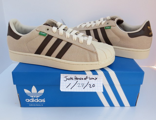 adidas hemp shell toe shoes