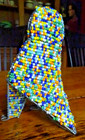 Beaded Sitting OWL, 5 1/2 Tall x 3 1/2 W — photo 2