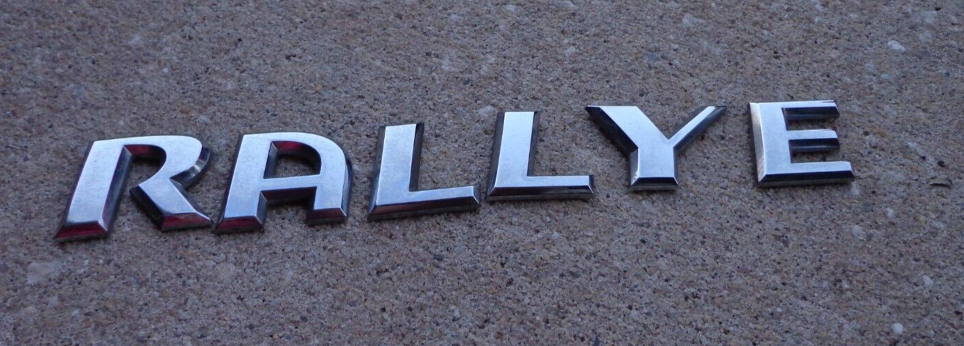 Dodge Rallye Emblem Jeep Rallye emblem letters badge decal symbol side door OEM Genuine ...