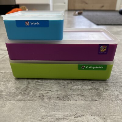 Osmo Educational Game Lot - Coding Awbie, Coding Jam & Words