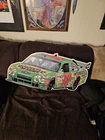 Vintage #18 Kyle Busch Interstate Batteries 34x17 Metal Sign rare beer bar race