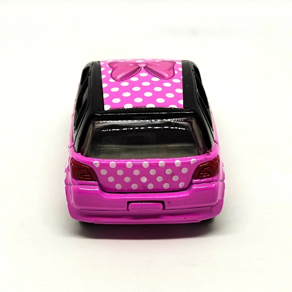 Disney Motors Takara Tomy Tomica Toyota VITZ Pink Minnie Mouse Car Model Vehicle - Image 4 of 4