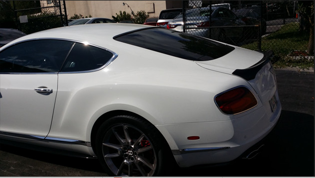 Larger Lip Spoiler EuroSport Style For Bentley Continental 2012-2015