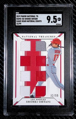 Shohei Ohtani - 2019 National Treasures #GGMS-SO Game Gear Materials 8's #32/99