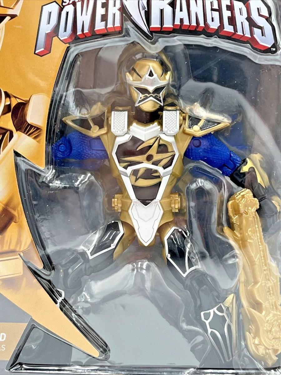 Power Rangers Super Ninja Steel Mode Gold Ranger Figure Levi
