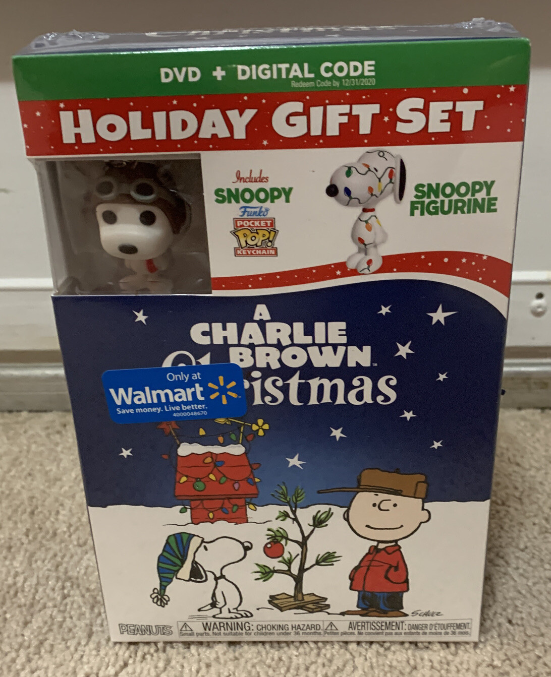 Snoopy Funko Keychain Peanuts A Charlie Brown Christmas Dvd 1104 For Sale Online Ebay