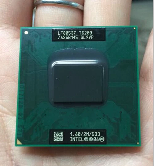 Intel Core 2 Duo T5200 SL9VP 1.60GHz/2M/533MHz Socket M  CPU LF80537GE0252M - Image 2 of 3