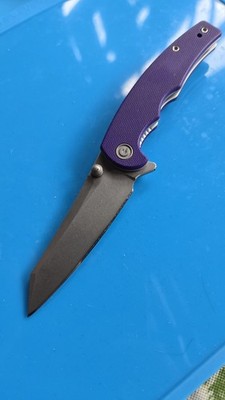 Civivi Knives P87 Folder C21043-2 Liner Lock Nitro-V Stainless/Purple G10
