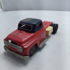 1950s Japan Tin Friction Tractor Trailer Truck No Trailer Vintage Toy