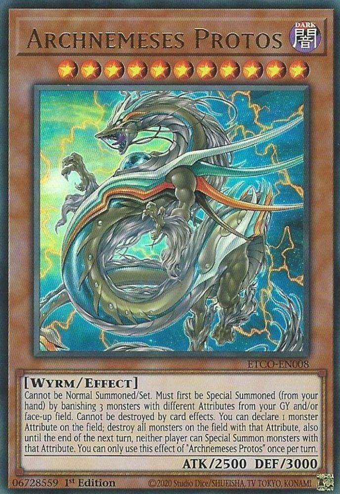 Archnemeses Protos - #ETCO-EN008, 1st Edition, Ultra Rare, Near Mint YuGiOh
