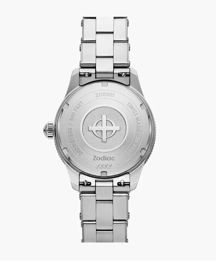Zodiac Heritage Ref 691 Mechanical Wind 36mm Steel Men's Watch