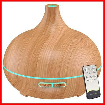 Diffuser Luftbefeuchter Aroma Vernebler LED Ultraschall Humidifier Duftöl Licht