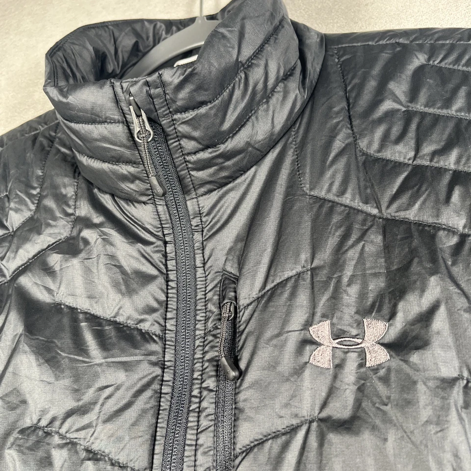 Under Armour куртка мужская XL черный холодное снаряжение резинке пуховик пальто XStorm полный молнии - Изображение 3 из 4