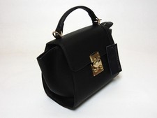 Borsa donna Tru Trussardi nuova originale pelle nera 76BTBLDS02 - SPEDIZIONE GRATUITA