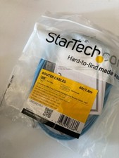 StarTech Cisco Console Cable 6ft DB9 to RJ45 Management Router Switch Blue