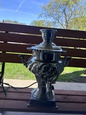 Rare Antique Imperial Russian Samovar Tea Working Condition 220V