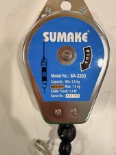 Sumake SA-2203 Utensile a Molla Equilibratore Retrattore 1,3-3,3 libbre 4,6 piedi Paranco Sospeso