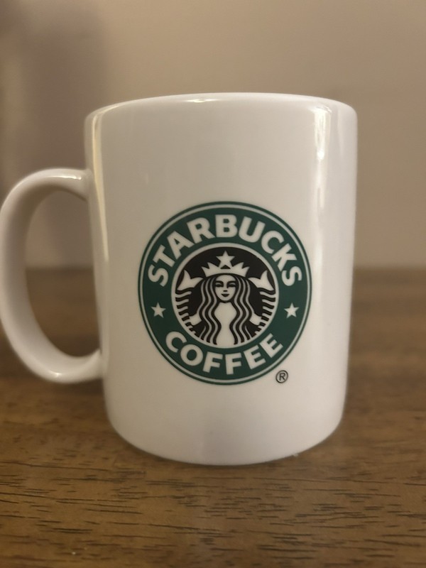 Vintage Starbucks Coffee Mug White Catalina Siren Mermaid Logo Mugs  Mug 2004