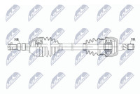 NTY NPW-PL-186 Antriebswelle Vorne Links FüR Opel