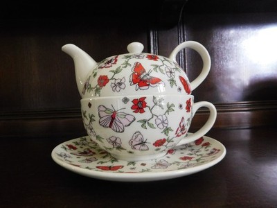 Whittard Of Chelsea Tea For One Teekanne, Tasse & Untertasse Set -