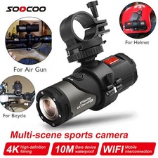4K WIFI Sports Action Camera Bike Helmet CAM Outdoors DV SOOCOO For Gun Hunting
