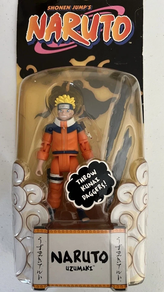 Figura de acción Shonen Jump's Naruto Uzumaki 2006 Mattel Nuevo de Lote Antiguo Foto 2 de 3