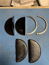 50-64 Willys Sw Rear Black Arm Rest Cover Set