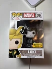 Funko Pop! Vinyl: Marvel - Loki (Helmet) (Black and White)  (HT) (Exclusive) #36