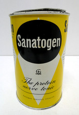 VINTAGE SANATOGEN PROTEIN NERVE TONIC TIN CAN