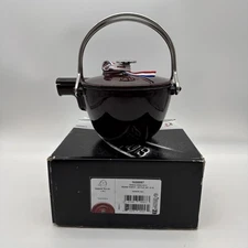 New With Defects STAUB Cast Iron 1-qt Round Tea Kettle Grenadine