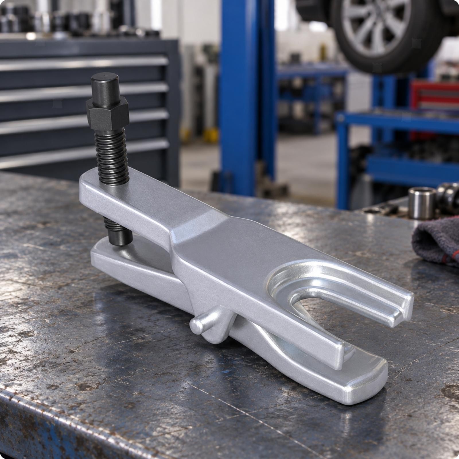 Forked Jaw Ball Joint Separator Heavy-Duty Threaded Ball Joint Puller ...