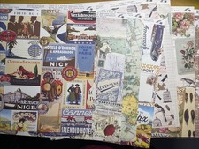 Misc Authentique Scrapbooking Paper Bundle 12 X 12 Travel, Botanicals, Kraft