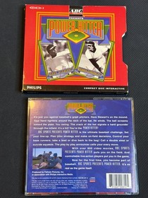 ABC Sports Presents POWER HITTER Philips CD-i, 1992 tested, great condition