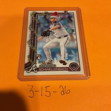 2025 Topps Holiday - Holiday Variation Spencer Schwellenbach #H199 (RC)