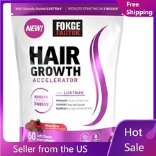 Factor Hair Growth Accelerator Soft Chews,Hair Growth Vitamins for Women and Men