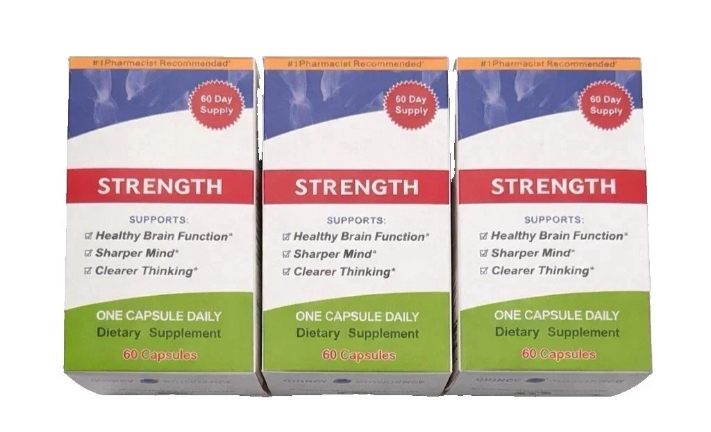 Pack Of 3, Xtra Strength 20 mg 60 Capsules .. Free Shipping