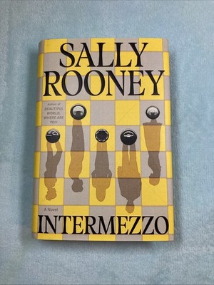 1st Edition Intermezzo Sally Rooney 2024 Hardcover Ex Library Fiction Novel