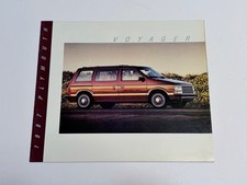 1987 Plymouth Voyager Grand Voyager Sales Brochure In Excellent Condition