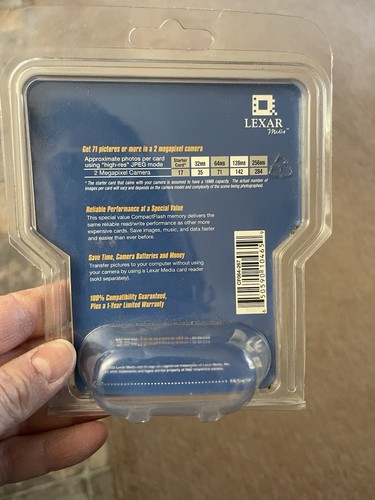 Compact Flash Card 64mb Lexar New - Picture 5 of 8