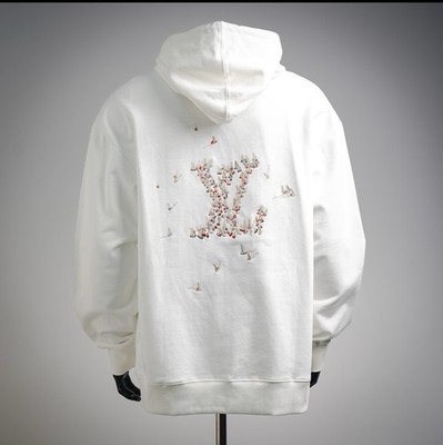 Louis Vuitton embroidered sailboat logo hoodie