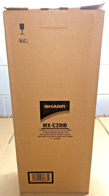 Genuine Sharp MXC31HB / MX-C31HB (CBOX-0183FC32) Waste Toner Container - 2 Pack